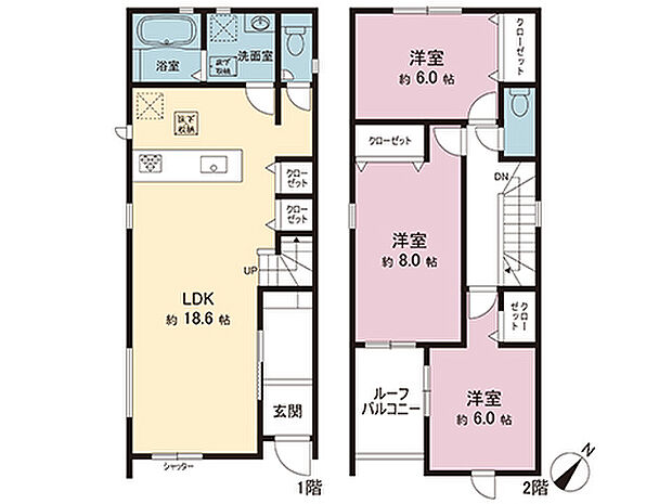 間取図です。図面と異なる場合は現況を優先させていただきます。