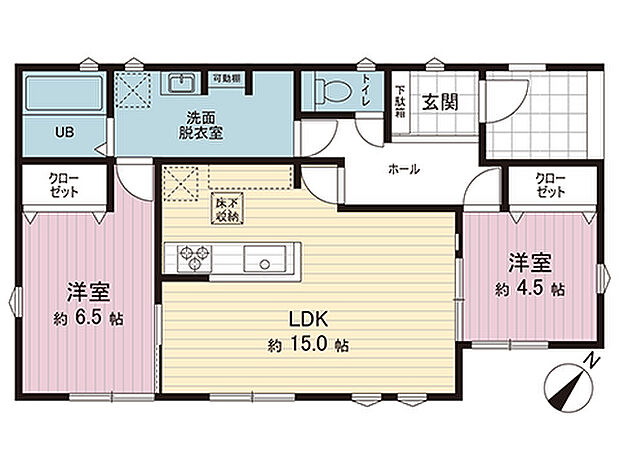 間取図です。図面と異なる場合は現況を優先させていただきます。