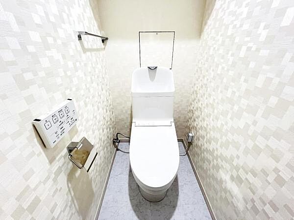 ほっと安らげるトイレ空間です。