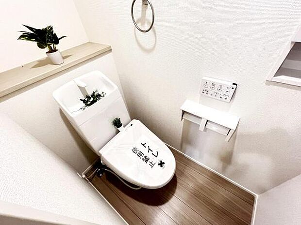 ほっと安らげるトイレ空間です。