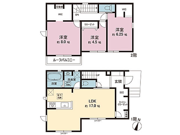 間取図です。図面と異なる場合は現況を優先させていただきます。