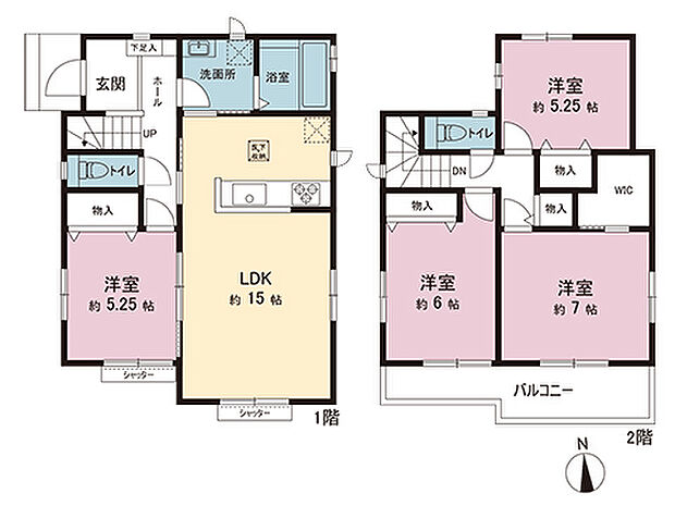 間取図です。図面と異なる場合は現況を優先させていただきます。
