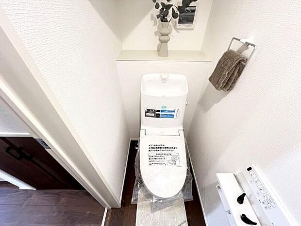 ほっと安らげるトイレ空間です。