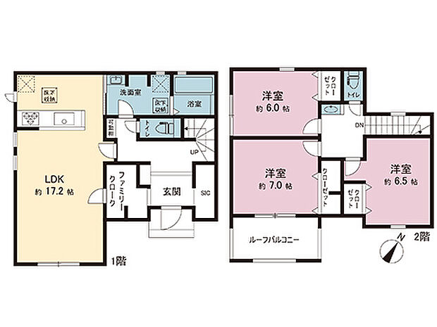 間取図です。図面と異なる場合は現況を優先させていただきます。