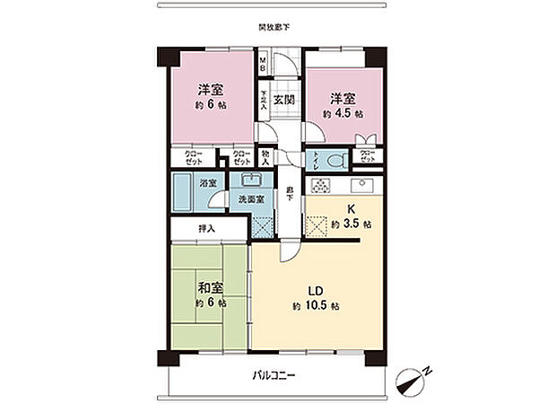 間取図です。図面と異なる場合は現況を優先させていただきます。