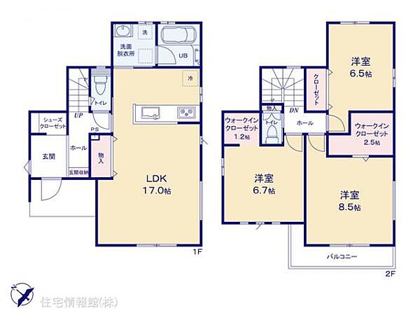 間取りを拡大表示