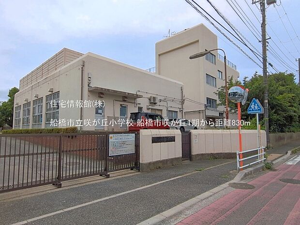 船橋市立咲が丘小学校まで約830m(徒歩11分)