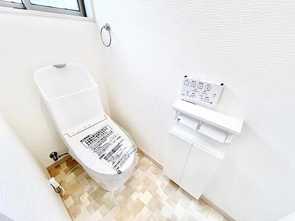 ほっと安らげるトイレ空間です。