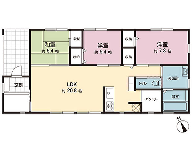 間取図です。図面と異なる場合は現況を優先させていただきます。