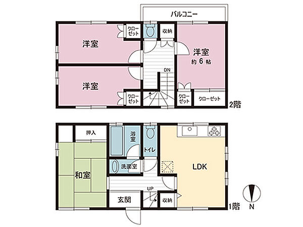 間取りを拡大表示