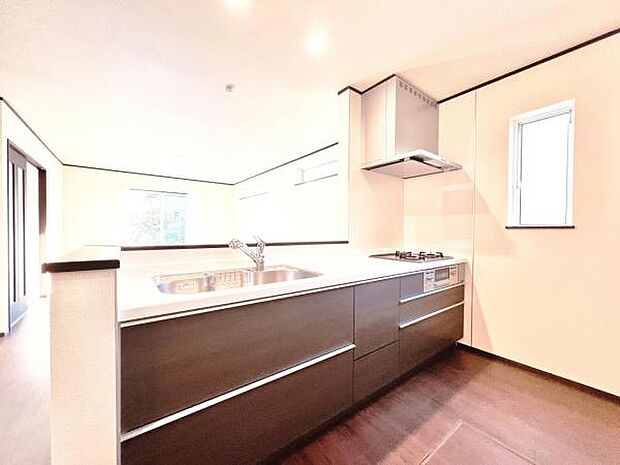 料理の時間が楽しくなるキッチンスペースです。