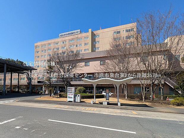 帝京大学ちば総合医療センターまで約2570m（徒歩33分）
