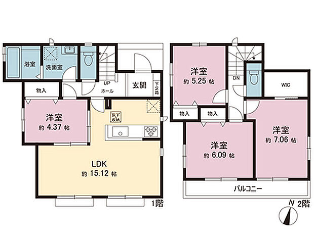 間取図です。図面と異なる場合は現況を優先させていただきます。