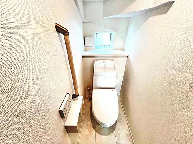 ほっと安らげるトイレ空間です。