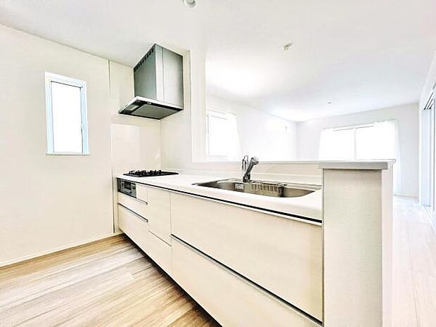 料理の時間が楽しくなるキッチンスペースです。