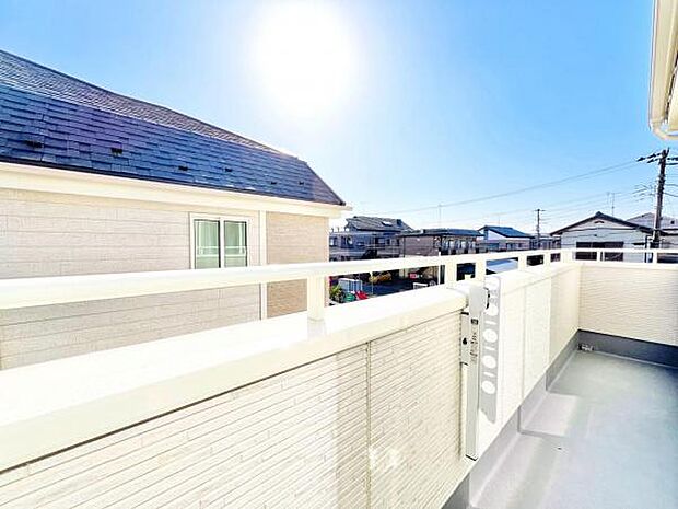 お洗濯ものを気持ち良く太陽の光で干せるのが嬉しいですね。