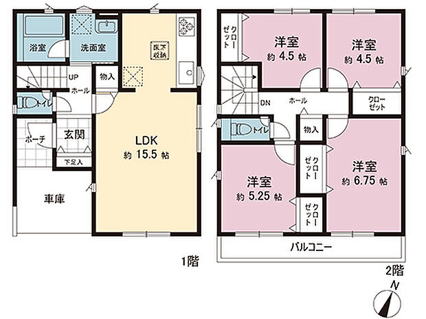間取図です。図面と異なる場合は現況を優先させていただきます。