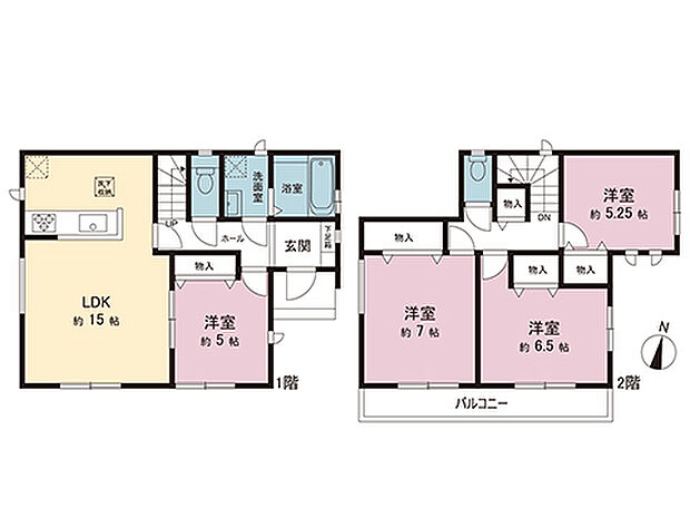 間取図です。図面と異なる場合は現況を優先させていただきます。