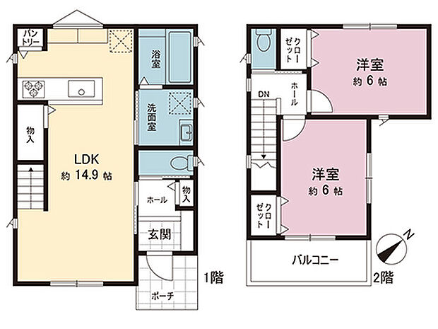 間取図です。図面と異なる場合は現況を優先させていただきます。
