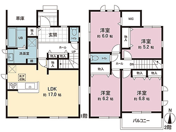 間取図です。図面と異なる場合は現況を優先させていただきます。