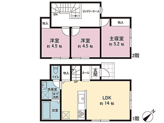 間取図です。図面と異なる場合は現況を優先させていただきます。