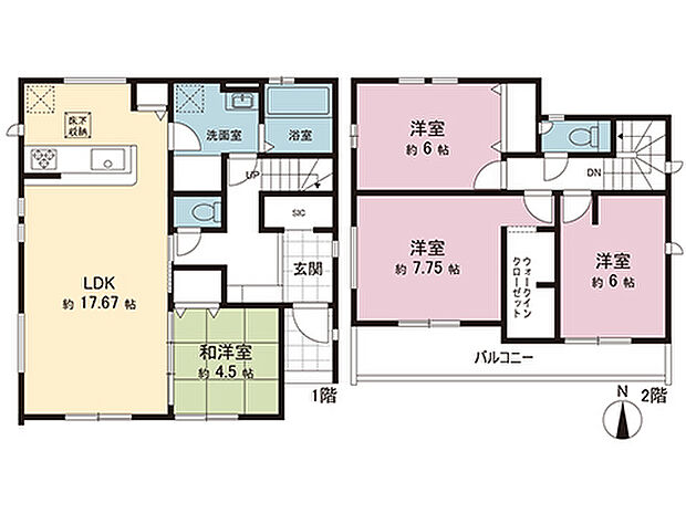 間取図です。図面と異なる場合は現況を優先させていただきます。