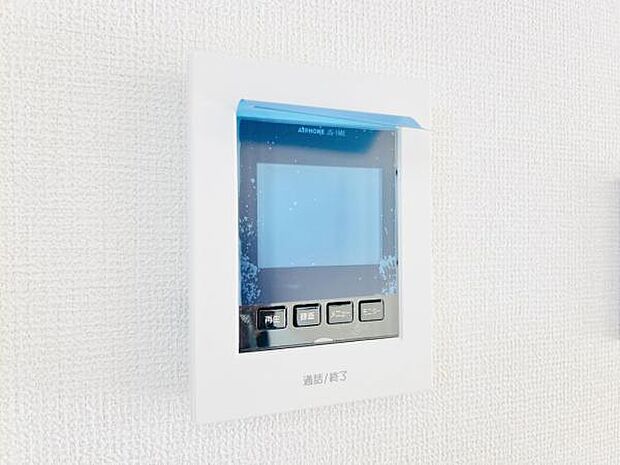 訪問者を確認できるTVモニター付きインターフォンです。