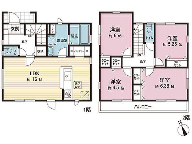 間取図です。図面と異なる場合は現況を優先させていただきます。