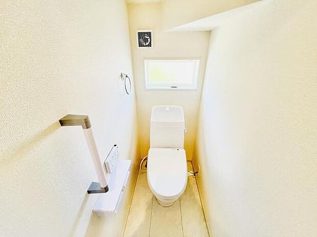 ほっと安らげるトイレ空間です。