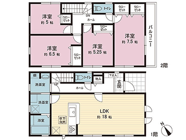 間取図です。図面と異なる場合は現況を優先させていただきます。