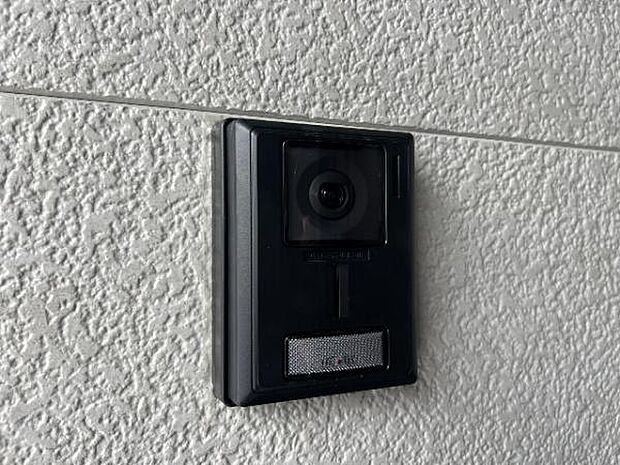 訪問者を確認できるTVモニター付きインターフォンです。
