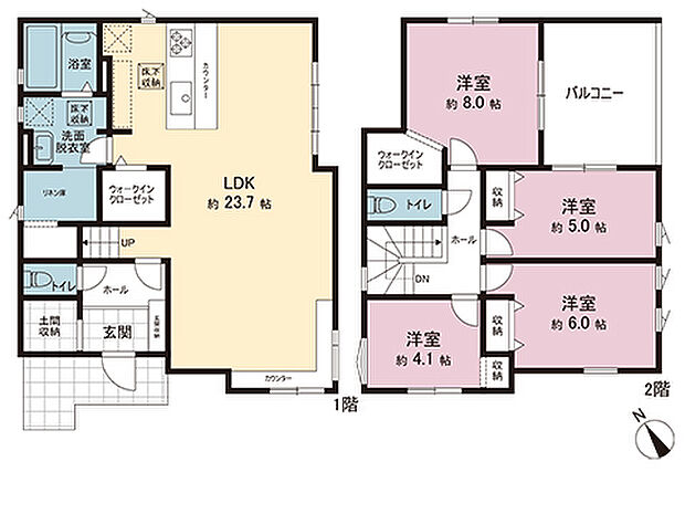 間取図です。図面と異なる場合は現況を優先させていただきます。