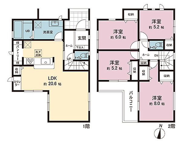 間取図です。図面と異なる場合は現況を優先させていただきます。