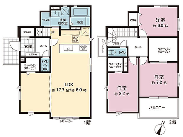 間取図です。図面と異なる場合は現況を優先させていただきます。
