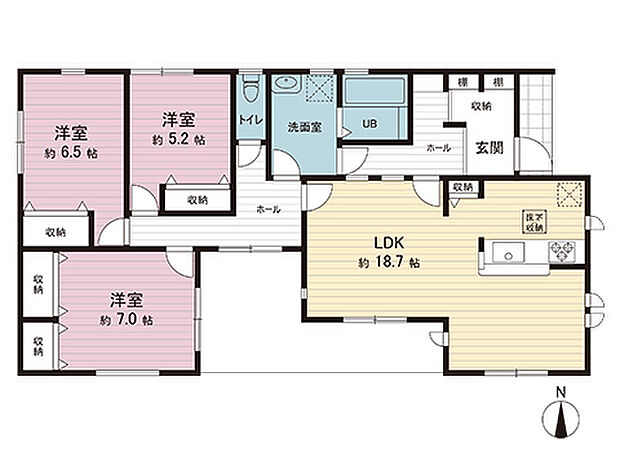 間取図です。図面と異なる場合は現況を優先させていただきます。