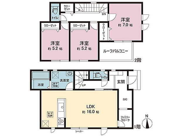 間取図です。図面と異なる場合は現況を優先させていただきます。
