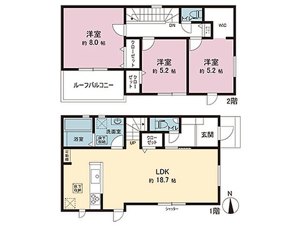 間取図です。図面と異なる場合は現況を優先させていただきます。