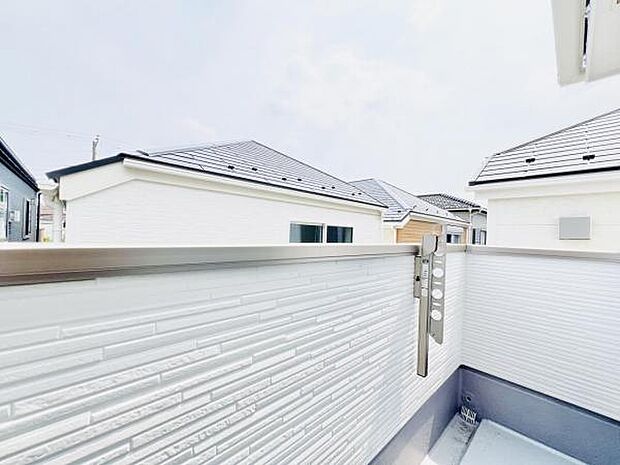 お洗濯ものを気持ち良く太陽の光で干せるのが嬉しいですね。