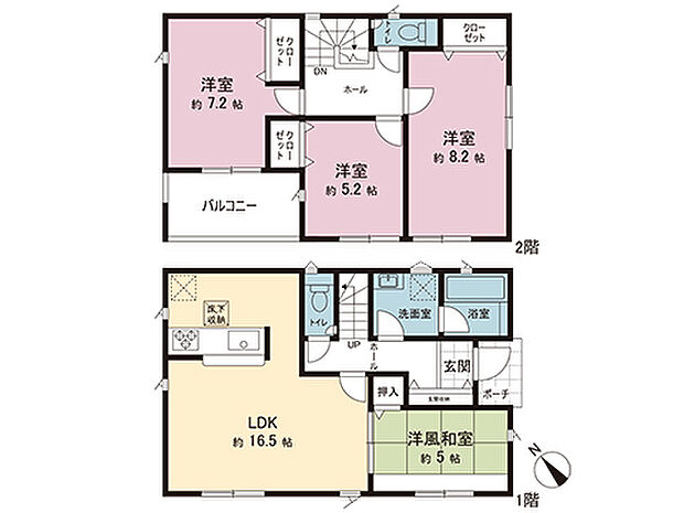 間取図です。図面と異なる場合は現況を優先させていただきます。