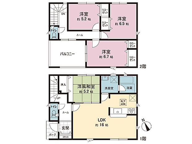 間取図です。図面と異なる場合は現況を優先させていただきます。