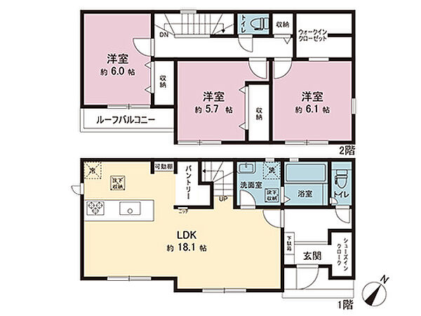 間取りを拡大表示