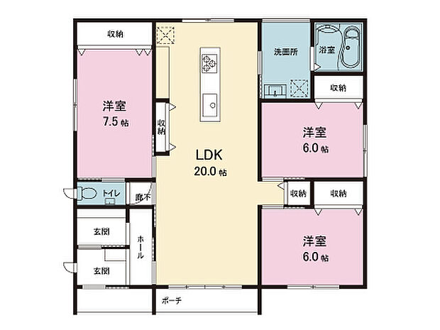 間取図です。図面と異なる場合は現況を優先させていただきます。