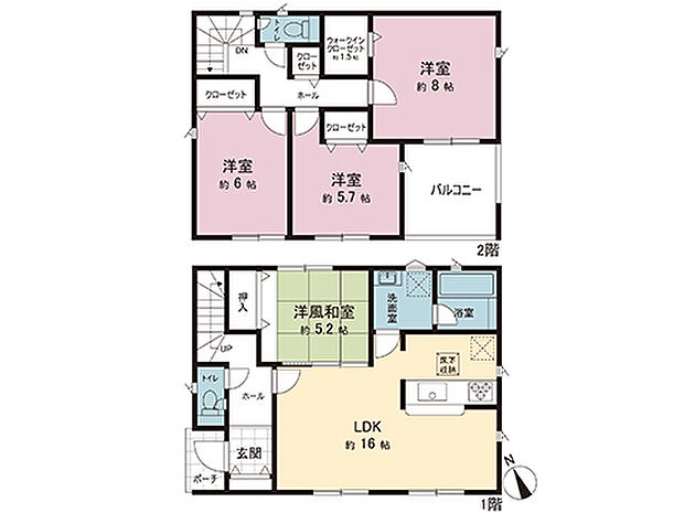 間取図です。図面と異なる場合は現況を優先させていただきます。