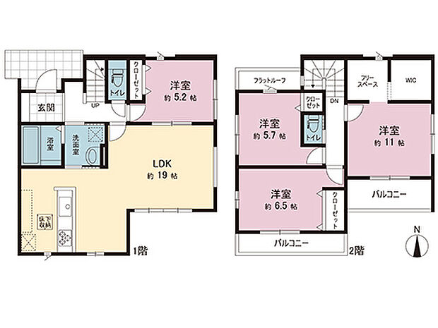 間取図です。図面と異なる場合は現況を優先させていただきます。