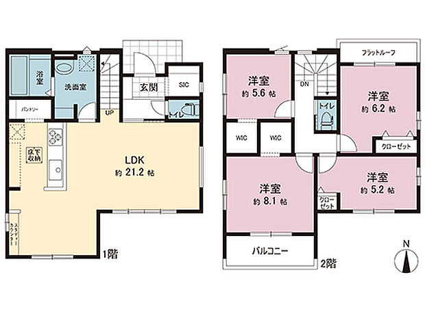 間取図です。図面と異なる場合は現況を優先させていただきます。