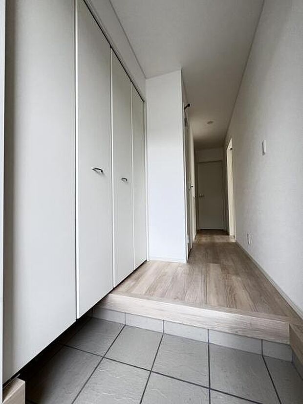 いつも気持ちよくご家族を迎えられる玄関です。