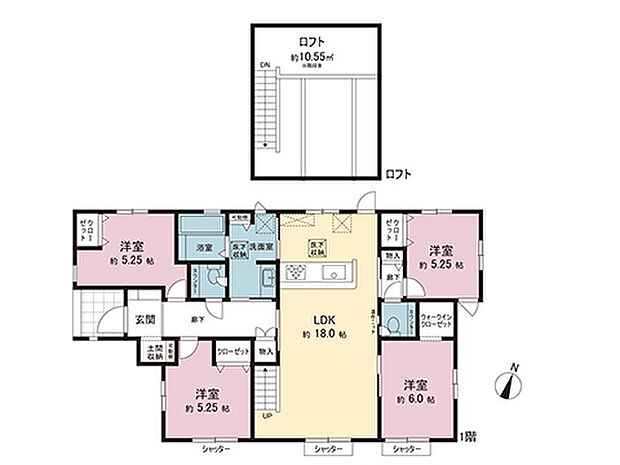 間取図です。図面と異なる場合は現況を優先させていただきます。
