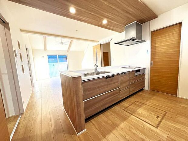 料理の時間が楽しくなるキッチンスペースです。