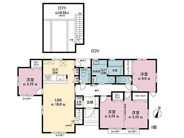 間取図です。図面と異なる場合は現況を優先させていただきます。