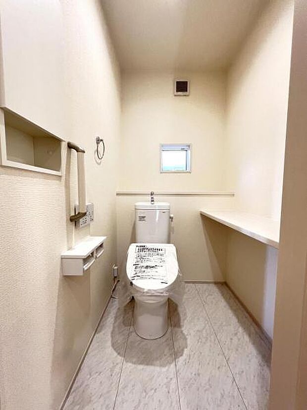 ほっと安らげるトイレ空間です。